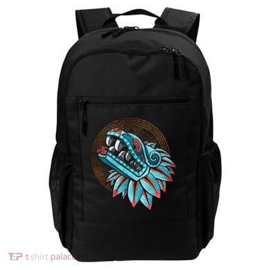 Quetzalcoatl Aztec Feathered Serpent Mayan Inca Toltec Backpack