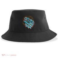 Quetzalcoatl Aztec Feathered Serpent Mayan Inca Toltec Sustainable Bucket Hat thumb 0