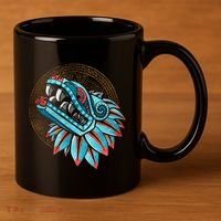 Quetzalcoatl Aztec Feathered Serpent Mayan Inca Toltec 11oz C Handle Ceramic Mug thumb 3