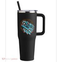 Quetzalcoatl Aztec Feathered Serpent Mayan Inca Toltec 40oz Vacuum Insulated Stainless Steel Travel Tumbler thumb 0
