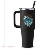 Quetzalcoatl Aztec Feathered Serpent Mayan Inca Toltec 40oz Vacuum Insulated Stainless Steel Travel Tumbler thumb 2
