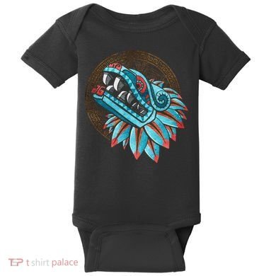 Quetzalcoatl Aztec Feathered Serpent Mayan Inca Toltec Baby Bodysuit