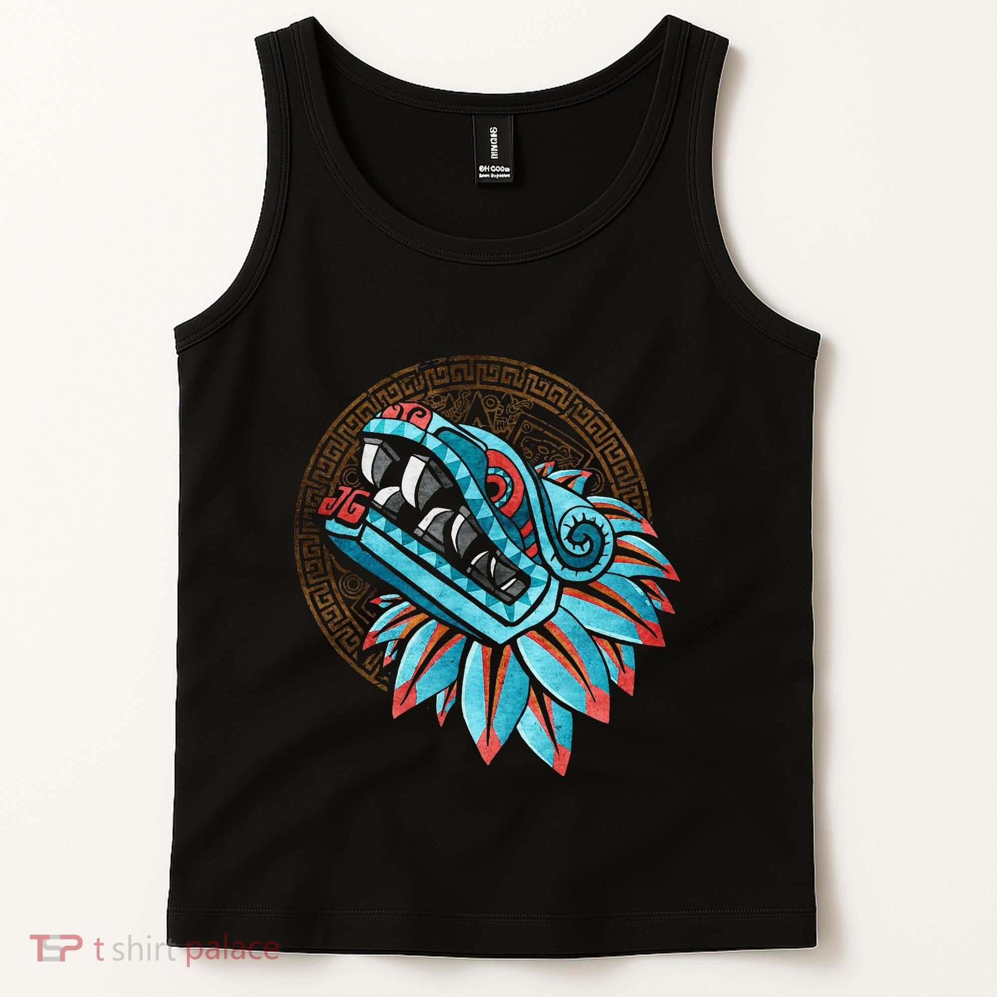 Quetzalcoatl Aztec Feathered Serpent Mayan Inca Toltec Tank Top