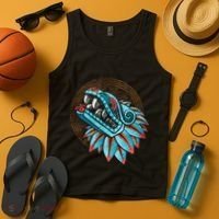 Quetzalcoatl Aztec Feathered Serpent Mayan Inca Toltec Tank Top thumb 4