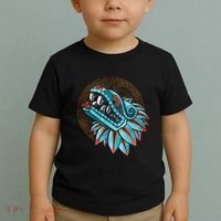 Quetzalcoatl Aztec Feathered Serpent Mayan Inca Toltec Toddler T-Shirt thumb 2