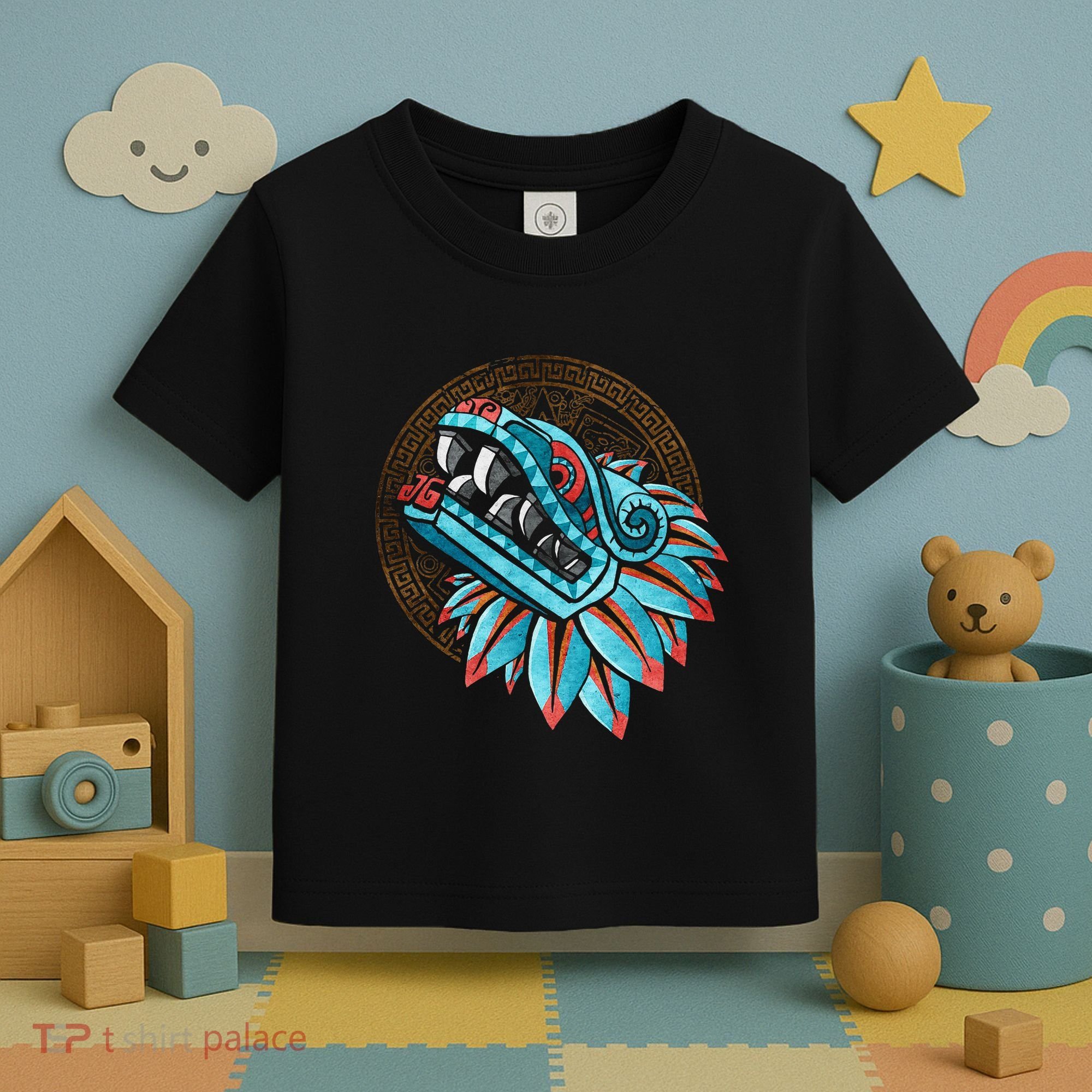 Quetzalcoatl Aztec Feathered Serpent Mayan Inca Toltec Toddler T-Shirt