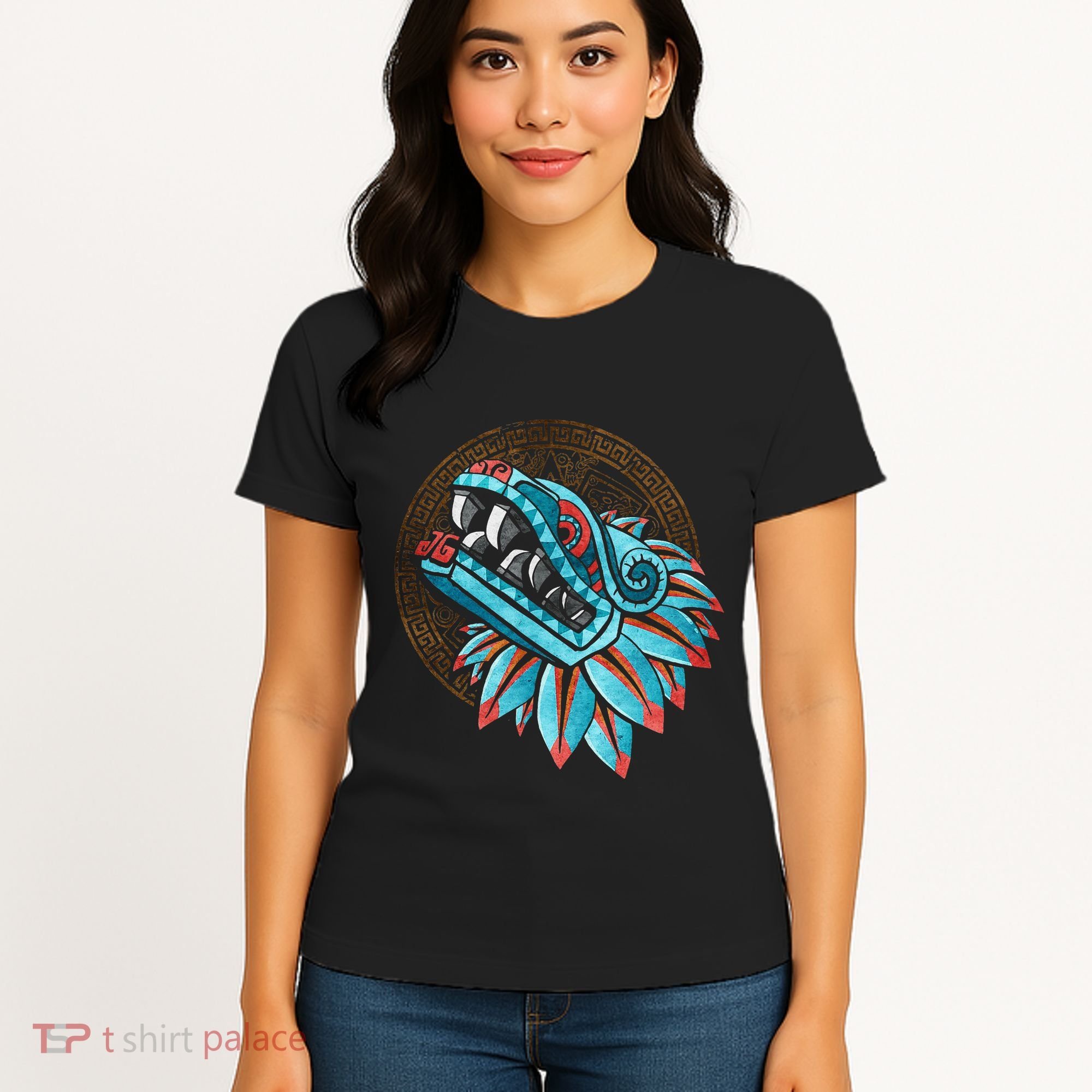 Quetzalcoatl Aztec Feathered Serpent Mayan Inca Toltec Women's T-Shirt