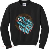 Quetzalcoatl Aztec Feathered Serpent Mayan Inca Toltec Kids Sweatshirt thumb 0