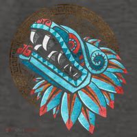 Quetzalcoatl Aztec Feathered Serpent Mayan Inca Toltec Vector Backpack thumb 2