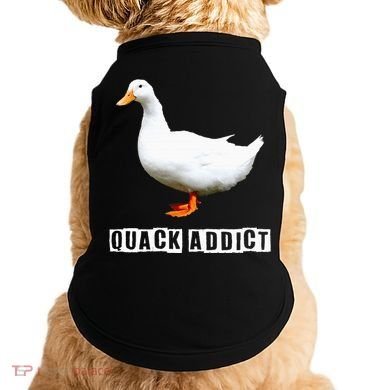 Quack Addict Funny Duck Lover Doggie Tank