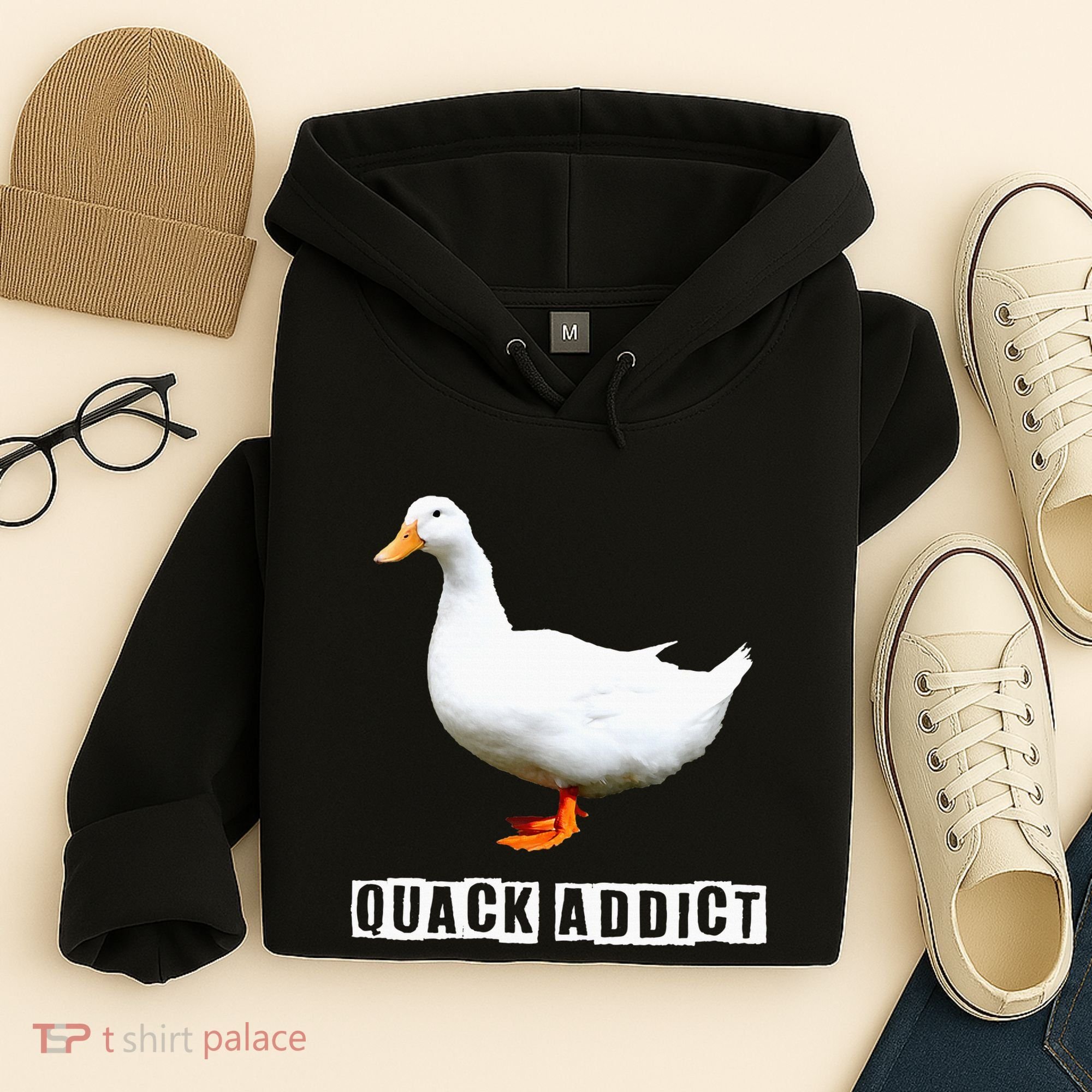 Quack Addict Funny Duck Lover Hoodie