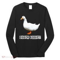Quack Addict Funny Duck Lover Long Sleeve Shirt thumb 0