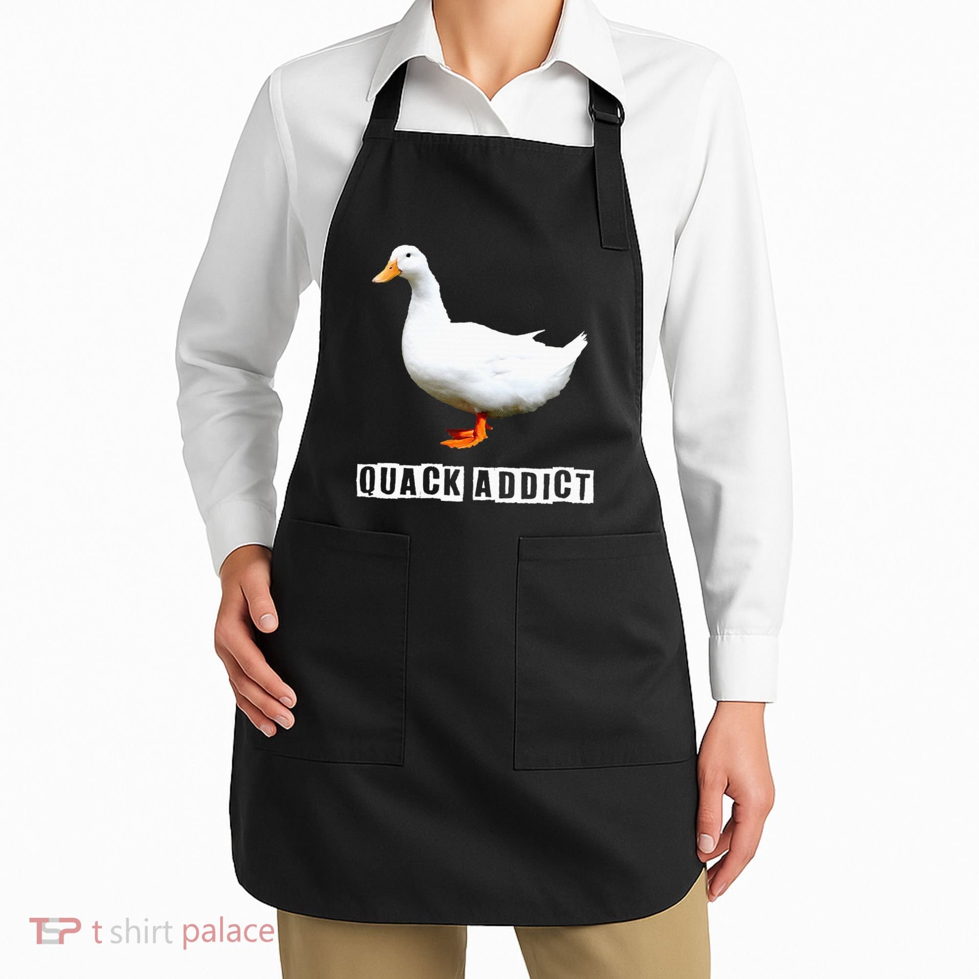 Quack Addict Funny Duck Lover Apron