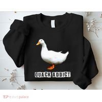 Quack Addict Funny Duck Lover Sweatshirt thumb 2