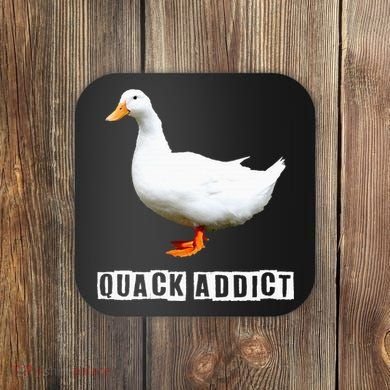 Quack Addict Funny Duck Lover Coaster
