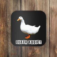 Quack Addict Funny Duck Lover Coaster thumb 0