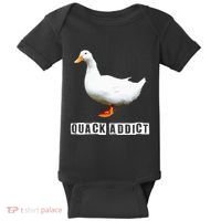 Quack Addict Funny Duck Lover Baby Bodysuit thumb 0