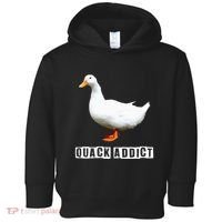 Quack Addict Funny Duck Lover Toddler Hoodie thumb 0