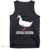 Quack Addict Funny Duck Lover Tank Top thumb 0