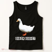 Quack Addict Funny Duck Lover Tank Top thumb 2