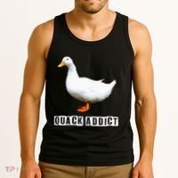 Quack Addict Funny Duck Lover Tank Top thumb 3