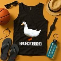 Quack Addict Funny Duck Lover Tank Top thumb 4