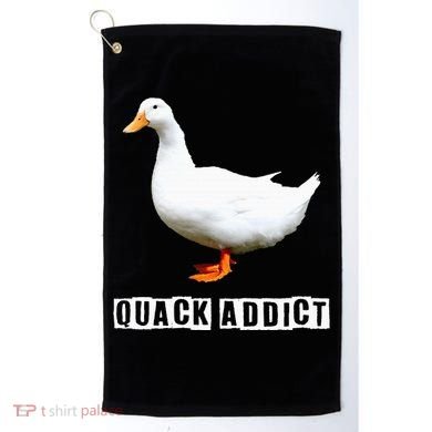 Quack Addict Funny Duck Lover Golf Towel