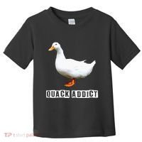 Quack Addict Funny Duck Lover Toddler T-Shirt thumb 0