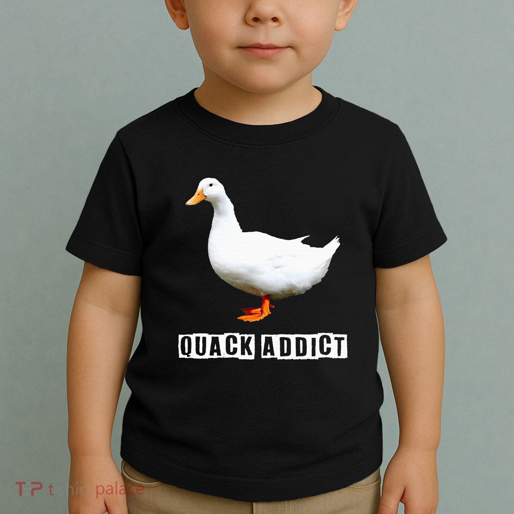 Quack Addict Funny Duck Lover Toddler T-Shirt