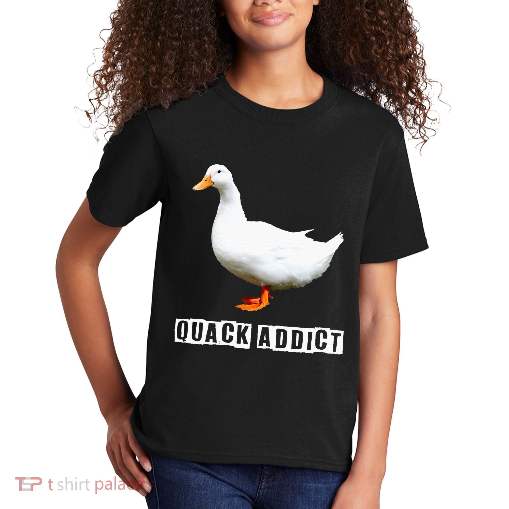 Quack Addict Funny Duck Lover Kids T-Shirt