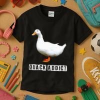 Quack Addict Funny Duck Lover Kids T-Shirt thumb 3