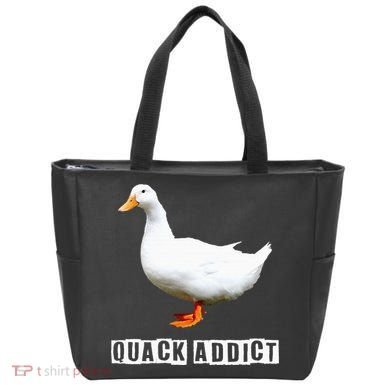 Quack Addict Funny Duck Lover Tote Bag