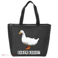 Quack Addict Funny Duck Lover Tote Bag thumb 0