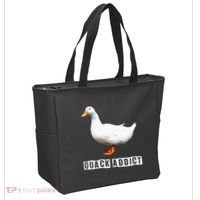 Quack Addict Funny Duck Lover Tote Bag thumb 2