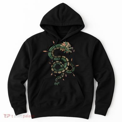 Quetzalcoatl Aztec Feathered Serpent Mayan Inca Toltec Hoodie