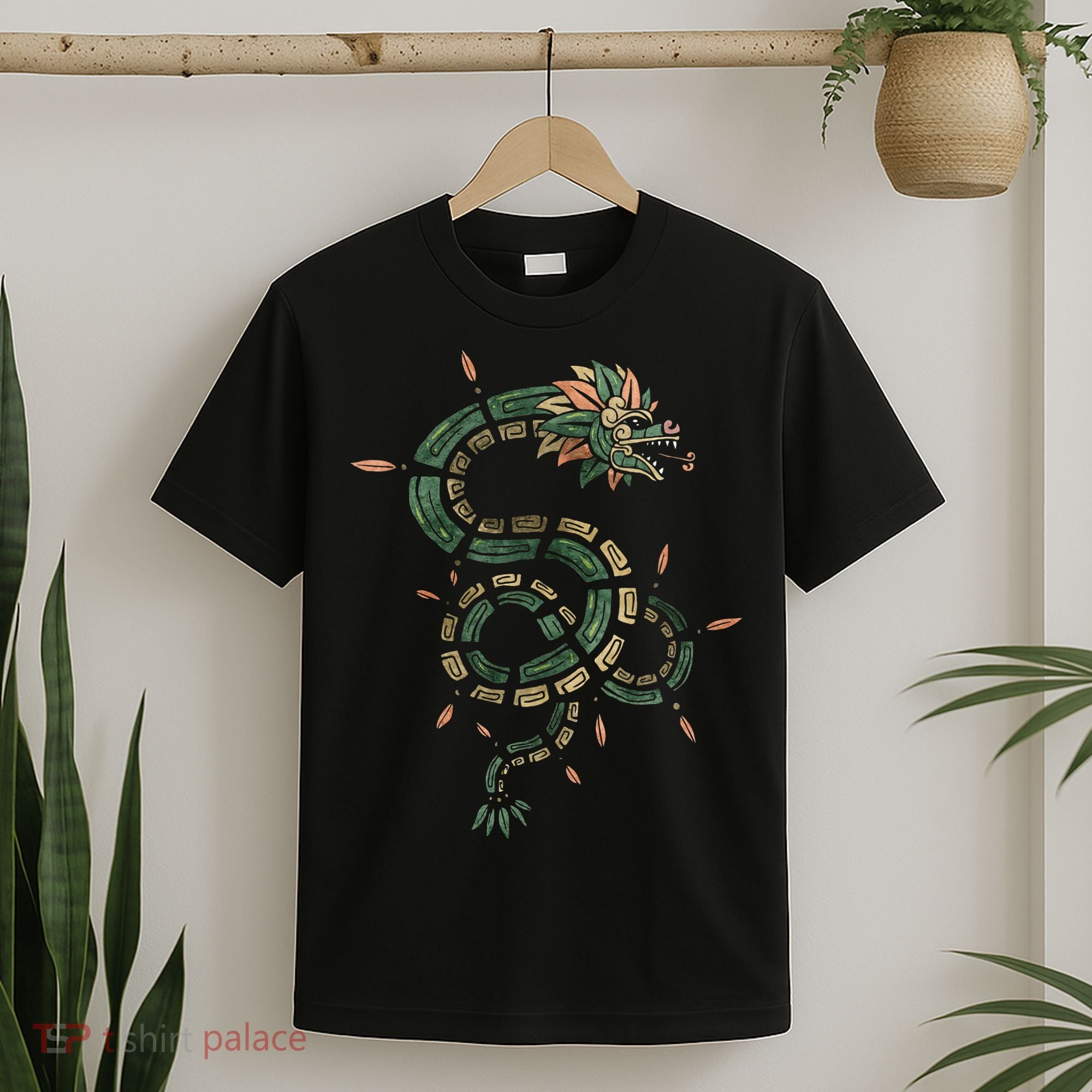 Quetzalcoatl Aztec Feathered Serpent Mayan Inca Toltec T-Shirt
