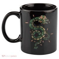 Quetzalcoatl Aztec Feathered Serpent Mayan Inca Toltec 11oz C Handle Ceramic Mug thumb 2