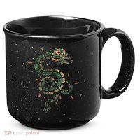 Quetzalcoatl Aztec Feathered Serpent Mayan Inca Toltec 15oz Campfire Ceramic Mug thumb 0