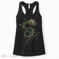 Quetzalcoatl Aztec Feathered Serpent Mayan Inca Toltec Women's Tank Top thumb 0