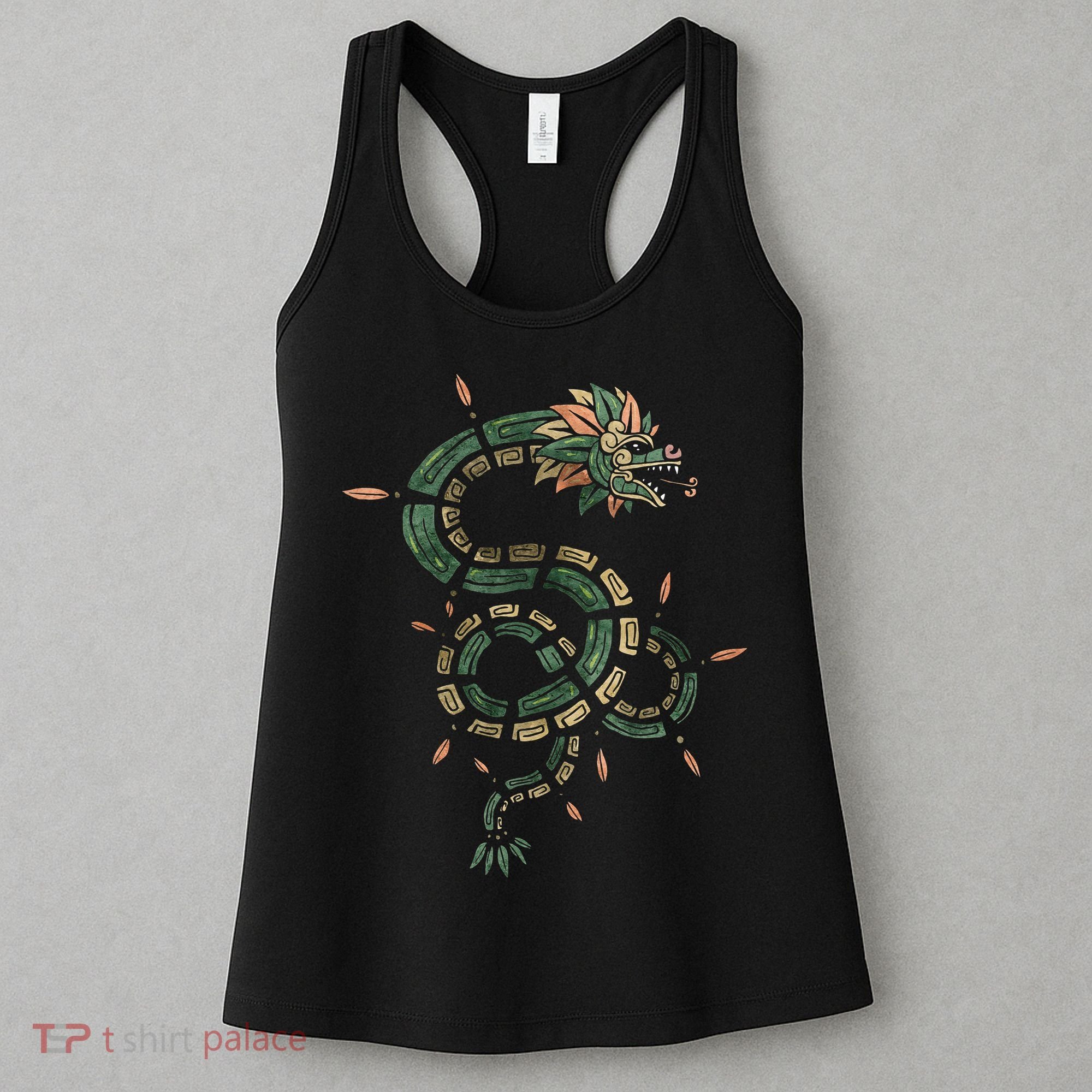 Quetzalcoatl Aztec Feathered Serpent Mayan Inca Toltec Women's Tank Top