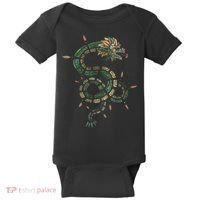 Quetzalcoatl Aztec Feathered Serpent Mayan Inca Toltec Baby Bodysuit thumb 0