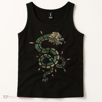 Quetzalcoatl Aztec Feathered Serpent Mayan Inca Toltec Tank Top thumb 2