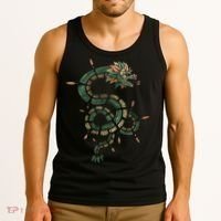 Quetzalcoatl Aztec Feathered Serpent Mayan Inca Toltec Tank Top thumb 3