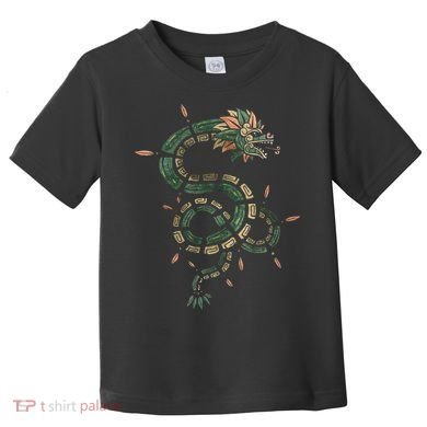 Quetzalcoatl Aztec Feathered Serpent Mayan Inca Toltec Toddler T-Shirt