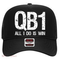 Qb1 All I Do Is Win Football Starting Quarterback Gift Hat thumb 0