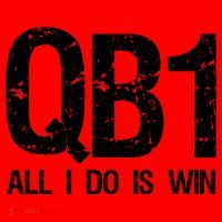 Qb1 All I Do Is Win Football Starting Quarterback Gift Santa Hat thumb 1