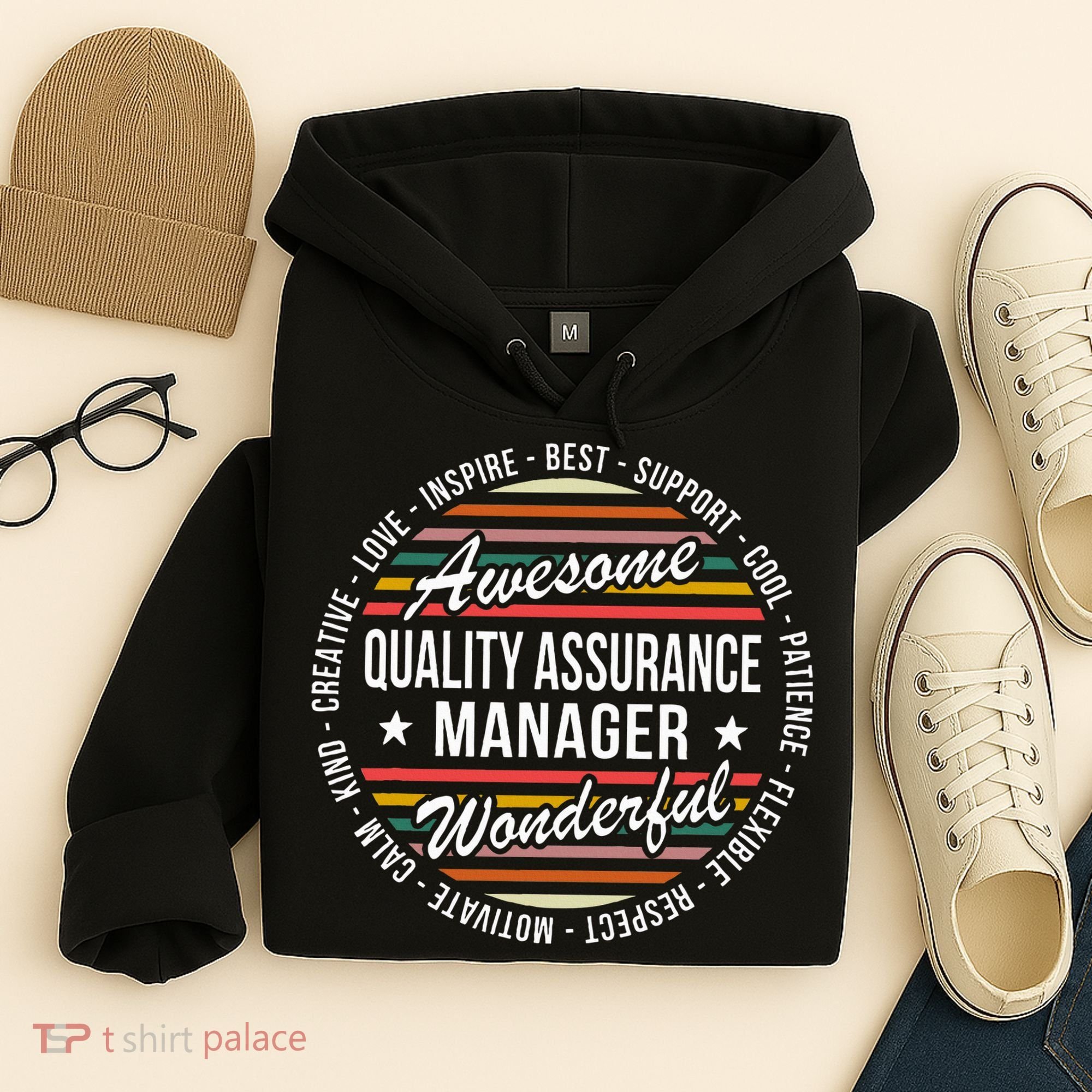 Quality Assurance Manager Gifts Appreciation Inspire Hoodie