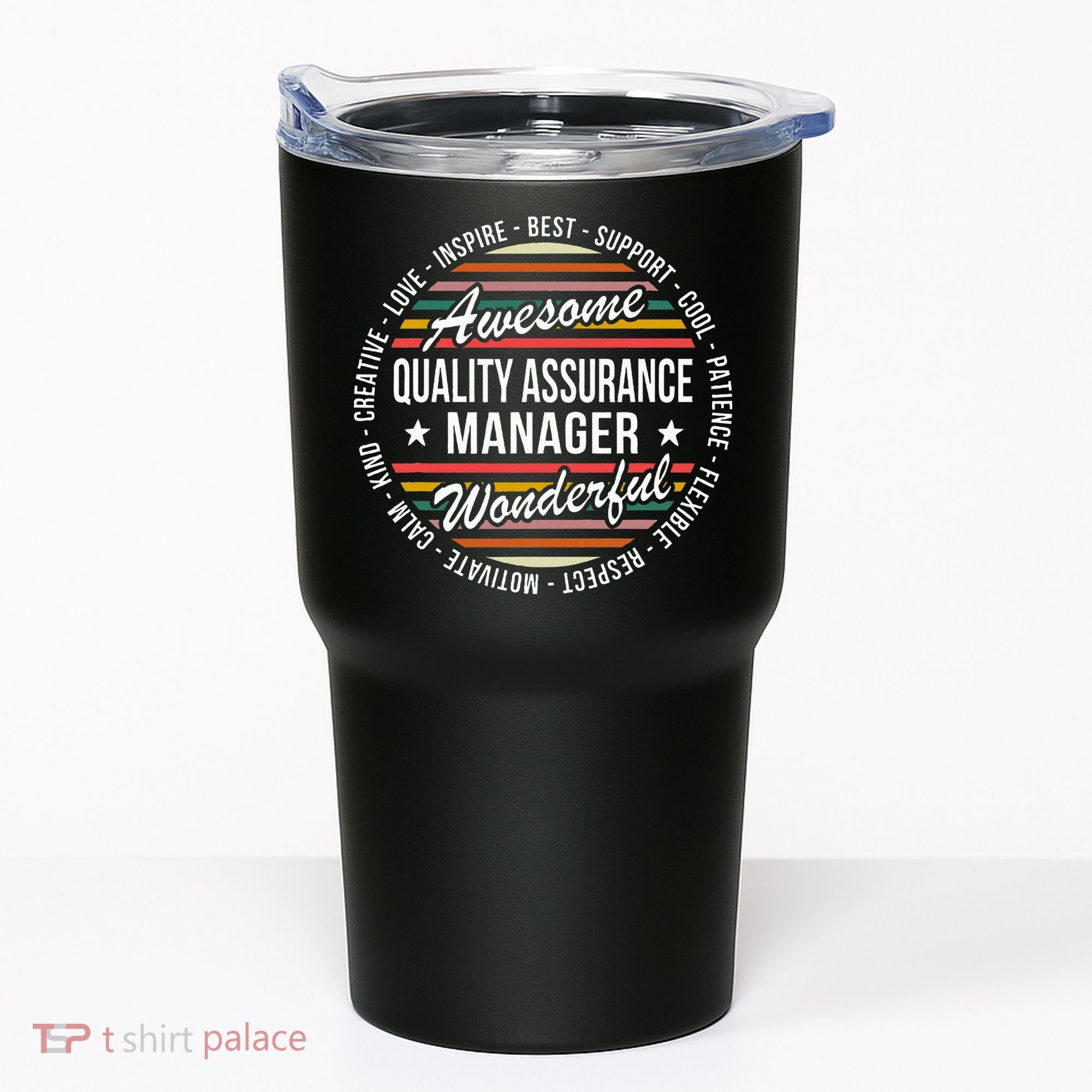 Quality Assurance Manager Gifts Appreciation Inspire Tumbler