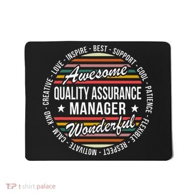 Quality Assurance Manager Gifts Appreciation Inspire Mousepad