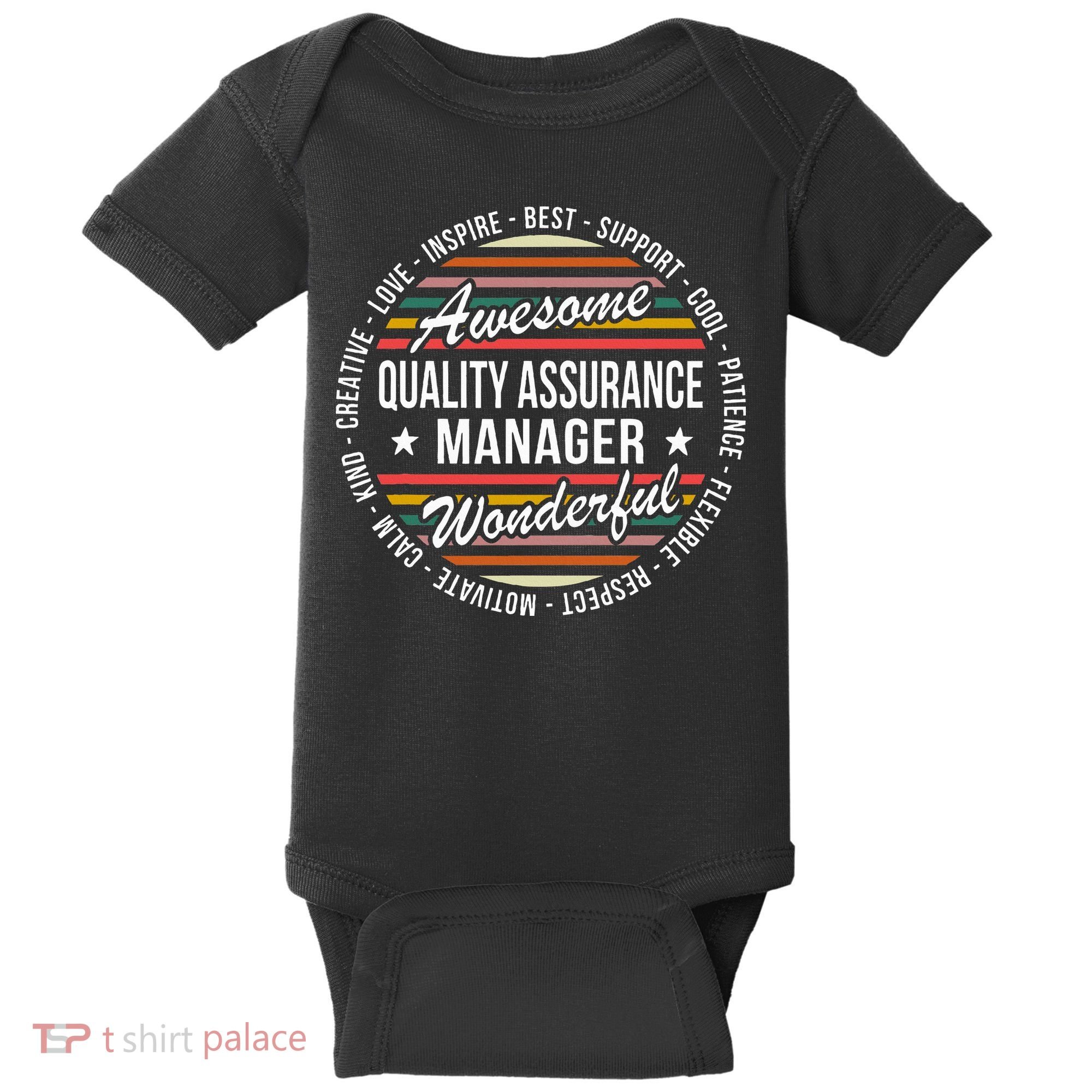 Quality Assurance Manager Gifts Appreciation Inspire Baby Bodysuit